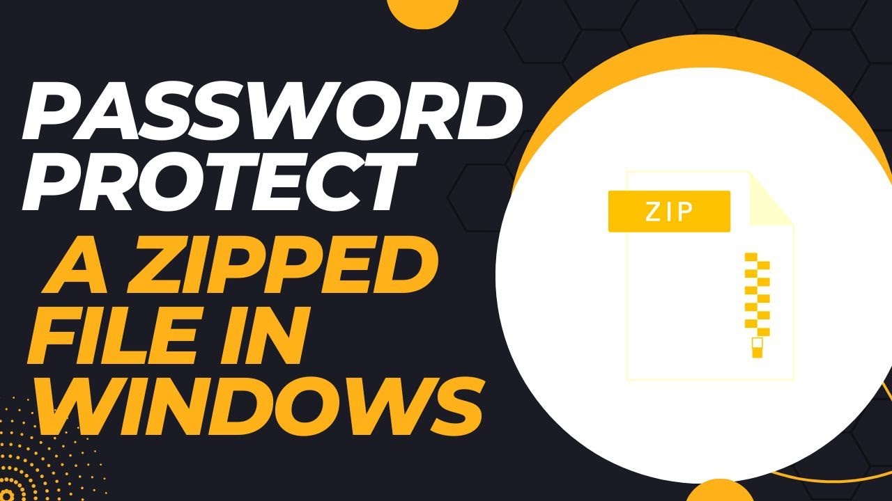 Protect Zip Files with Password on Windows 10 🔒
