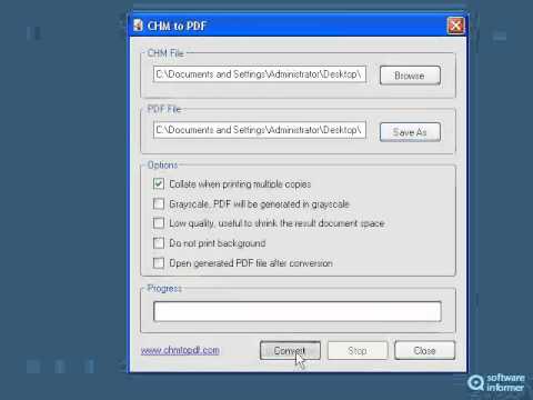 How it works: CHM to PDF