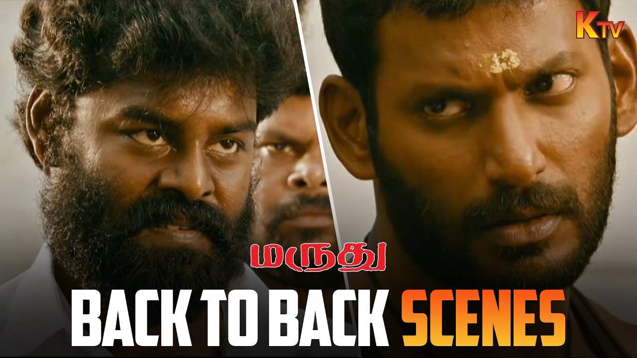 Marudhu Movie: Intense Back-to-Back Scenes with Vishal & Sri Divya 🎬