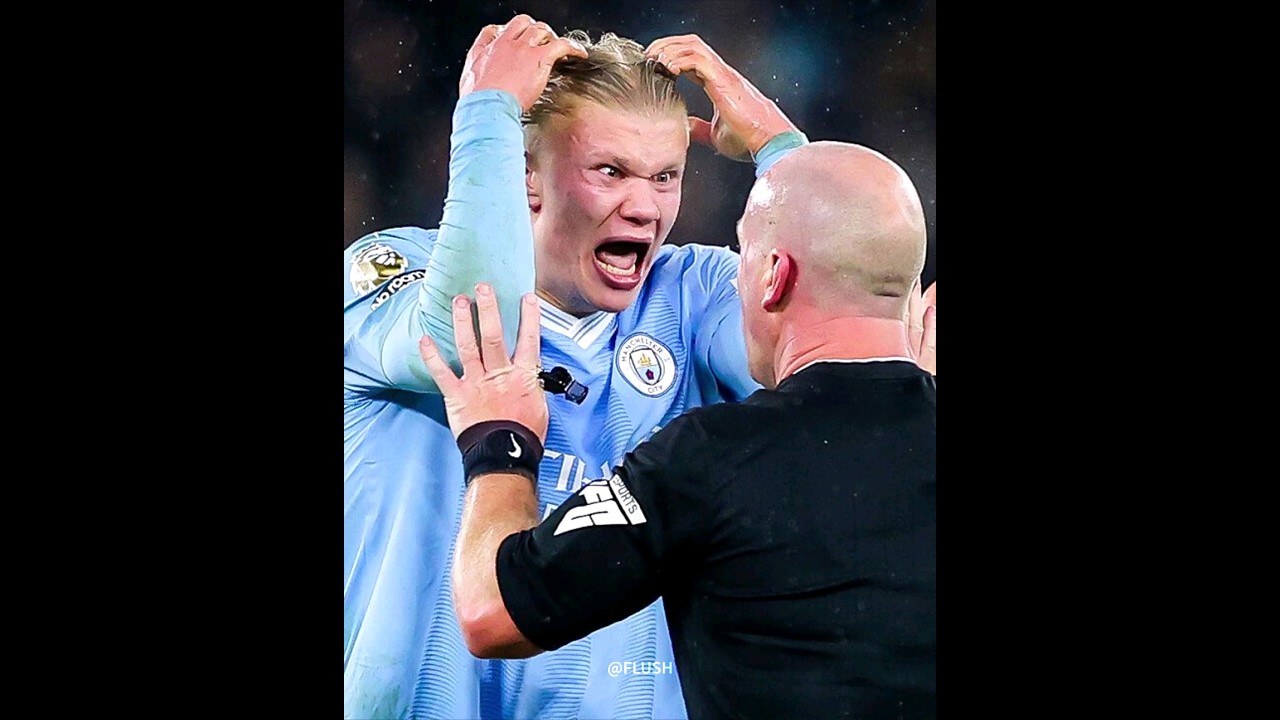 Haaland's Unexpected Moment of Loss Control! 😱