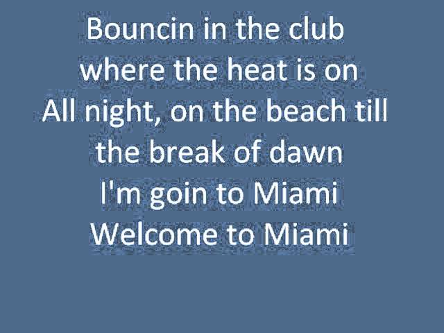 Miami by Will Smith 🎶 (Lyrics)
