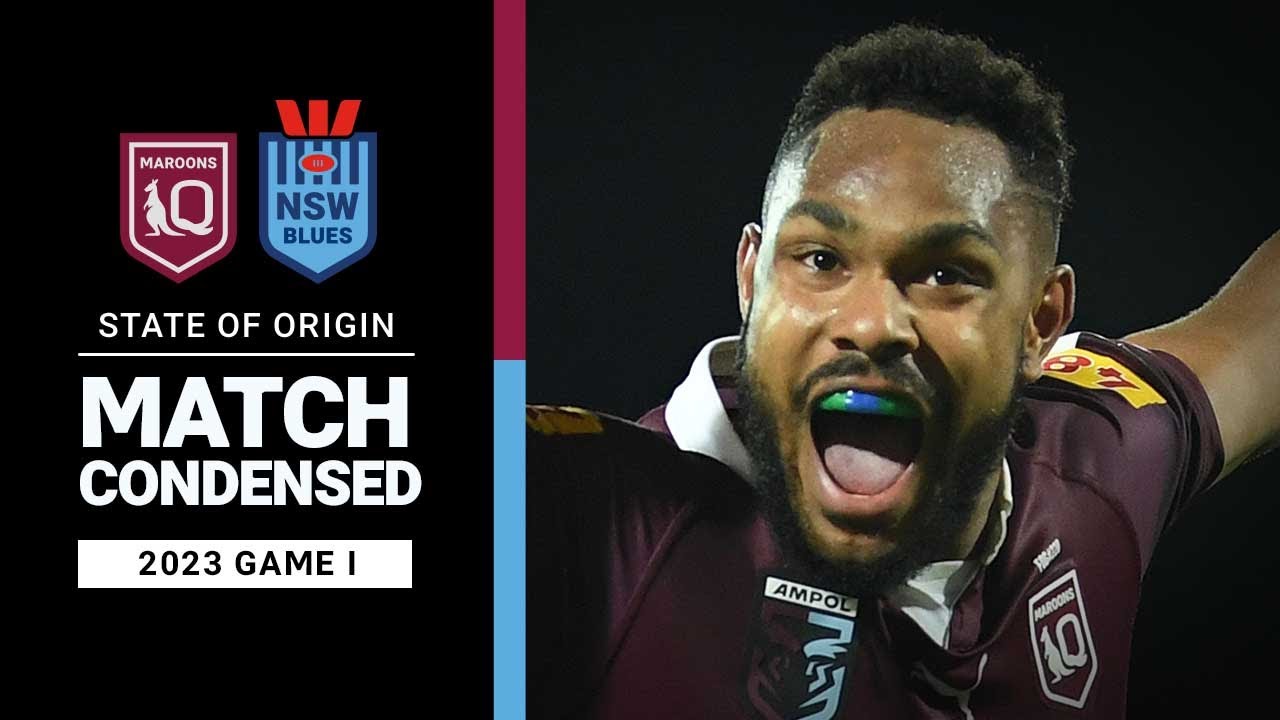 State of Origin 2023: Queensland Maroons vs NSW Blues - Full Match Highlights 🏉