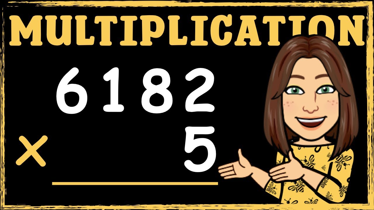 Column Multiplication Made Simple (4-Digit by 1-Digit)
