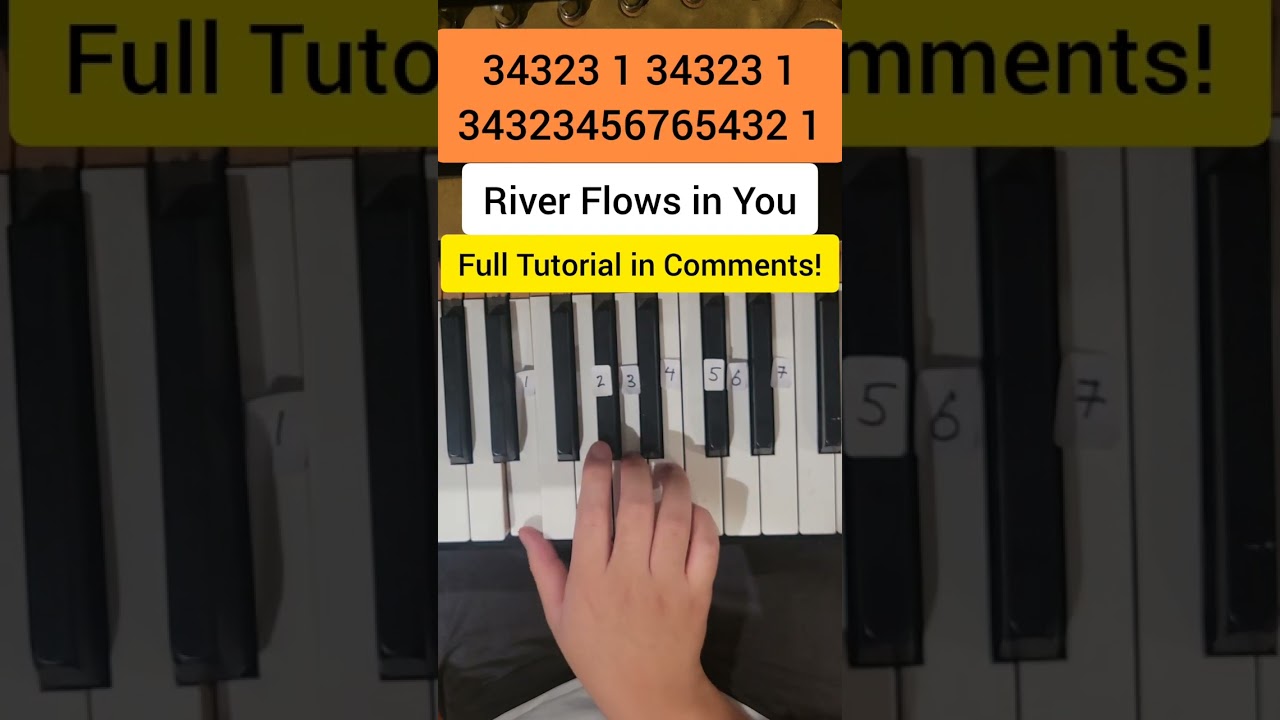 River Flows in You Piano Tutorial 🎹