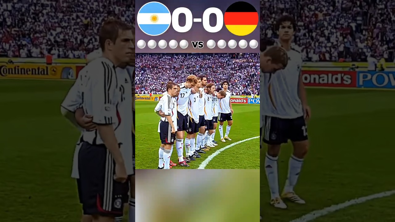 Argentina vs Germany | 2006 World Cup QF Penalty Highlights