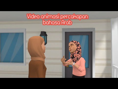 Animasi Percakapan Dasar Bahasa Arab ✨