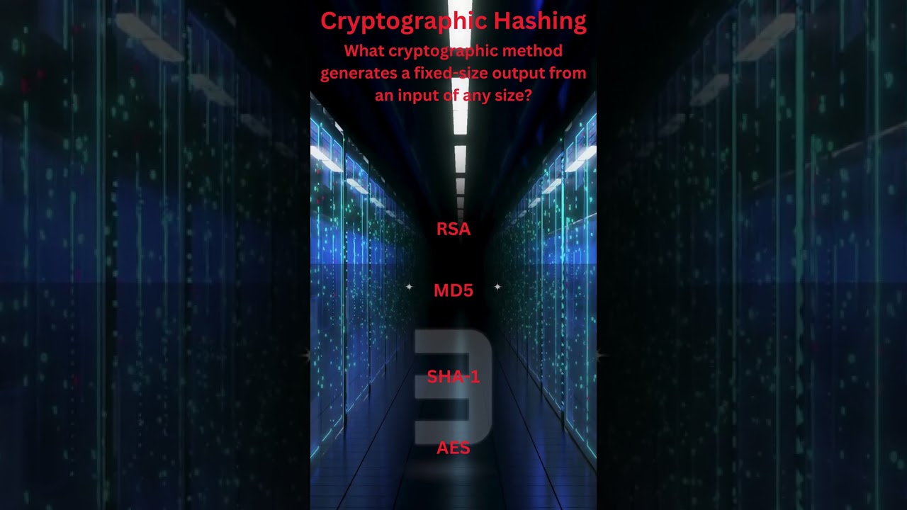 Cryptographic Hashing Practice Questions for Security+ Certification 🔐
