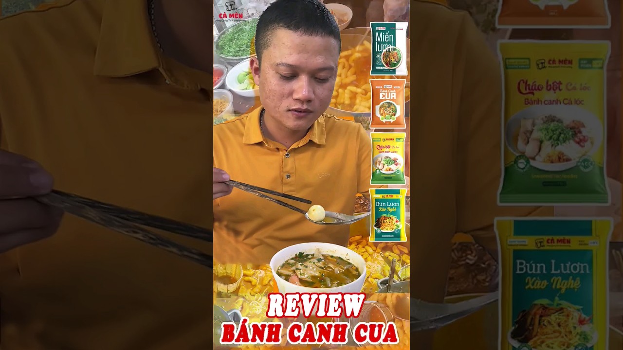 Cà Mèn Foods: Tận Hưởng Bánh Cua Đặc Sản Quảng Trị 🦀