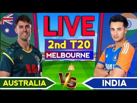 🔴LIVE - India vs Australia 2nd T20 Live | Cricket Live Score & Commentary | Ind vs Aus Live Today