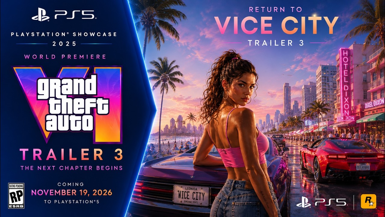 GTA 6 Trailer 3 REVEALED by PlayStation!