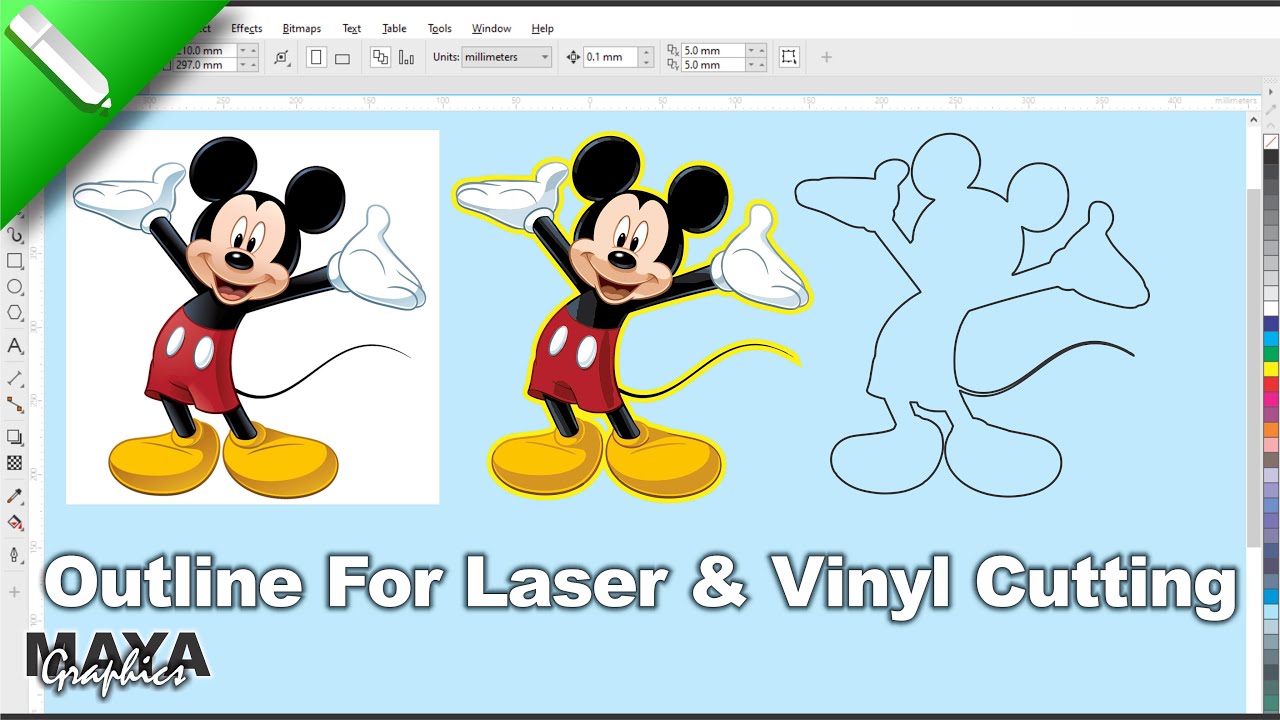 Ultimate Guide: Creating Precise Image Outlines for Laser & Vinyl Cutting in CorelDRAW ✂️