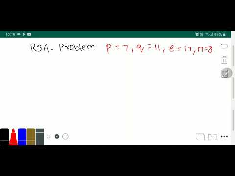 How to solve RSA - Problems in Tamil ( both Encryption and Decryption)