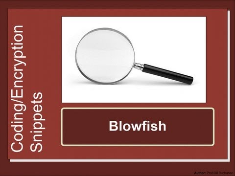 Security Snippets: Blowfish