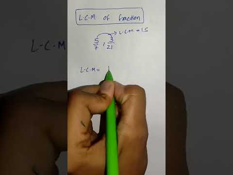 Trick For Fraction LCM(see description)