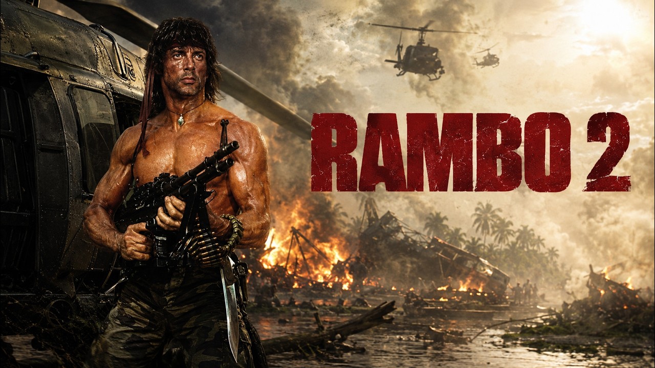 Rambo 2 (1985) Película Completa revision y Hechos en Español Latino