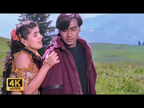 Kunwara Nahin Marna - 4K 60FPS _ Jaan (1996) _ Alka Yagnik _ Ajay Devgn_ Twinkle Khanna _ 90_s Hit
