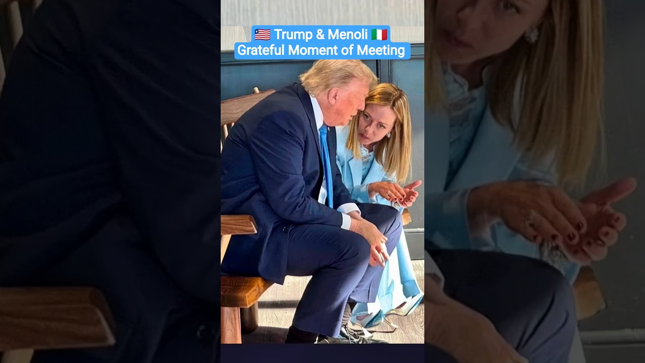 Donald Trump and Italy's Prime Minister Giorgia Meloni Hold Fruitful Meeting 🇮🇹