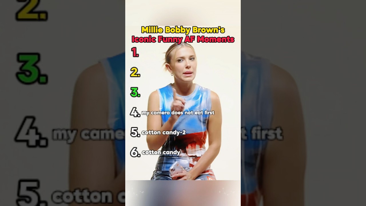 Hilarious & Iconic Moments of Millie Bobby Brown 😂