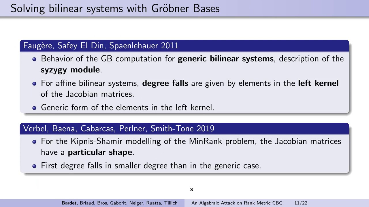 Breaking Rank Metric Code-Based Cryptosystems: An Algebraic Attack 🚨