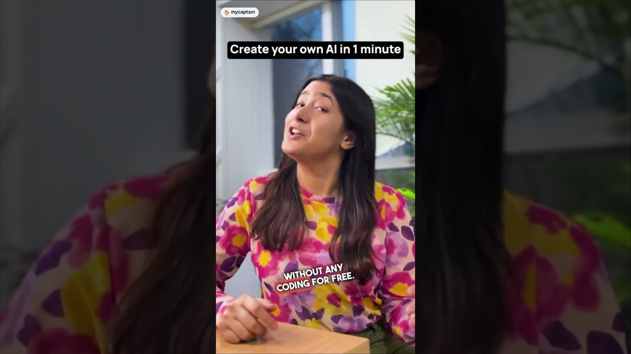 Create your own AI without any coding for free | Mycaptain #ai #aitools