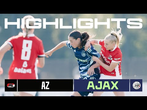 Highlights AZ - Ajax Vrouwen | Vrouwen Eredivisie