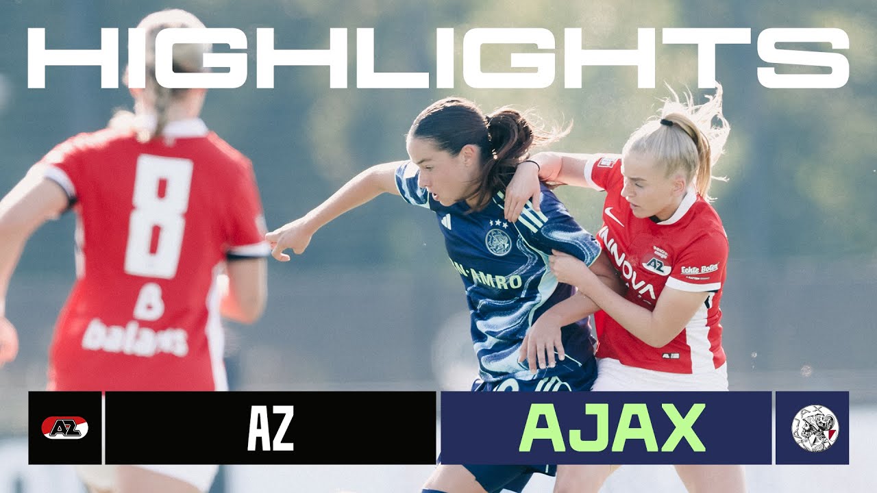 AZ vs Ajax Vrouwen | Spannende Samenvatting Eredivisie ⚽