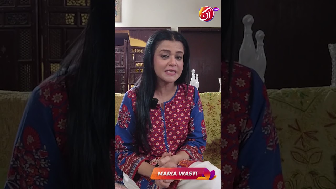 Maria Wasti in 'Aitraaf' Episode 08 on AAN TV