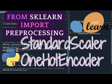 #Python | StandardScaler & OneHotEncoder | #sklearn #StandardScaler #OneHotEncoder #preprocessing