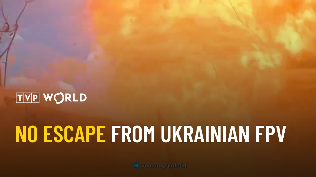 FPV Drone Outsmarts Russian Soldier 🎥