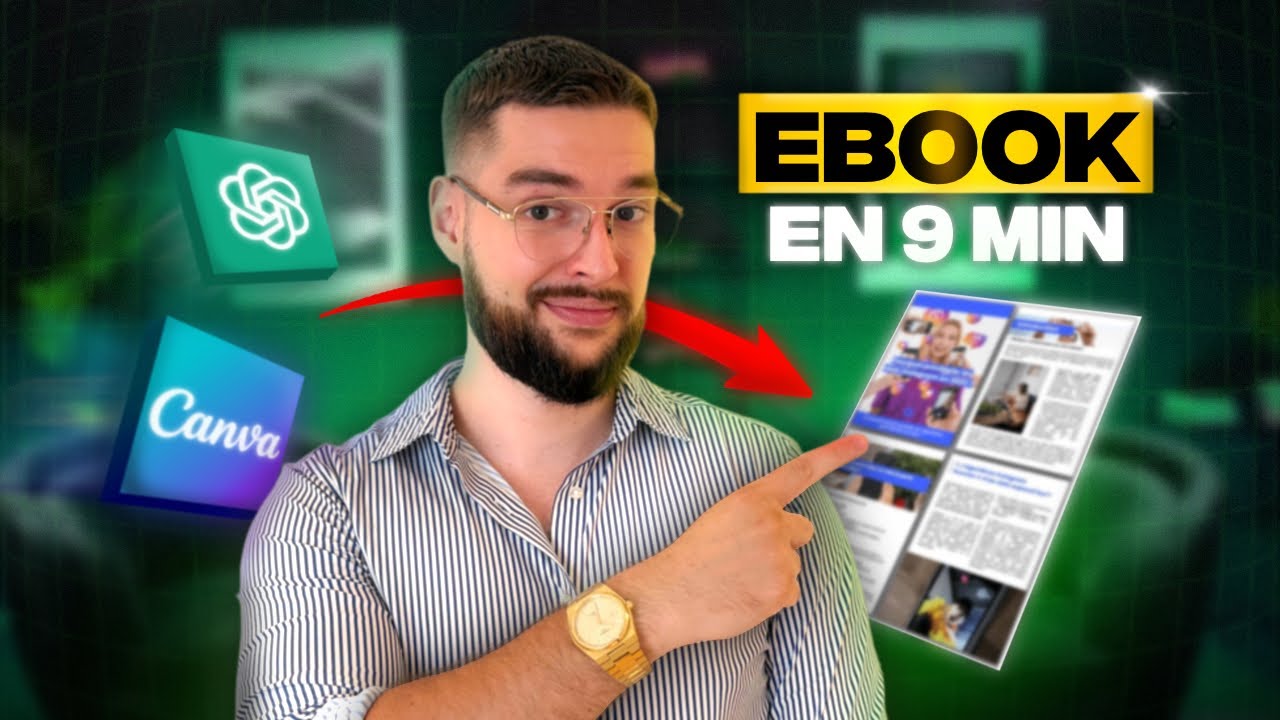 Créer un eBook captivant en 9 min avec ChatGPT & Canva