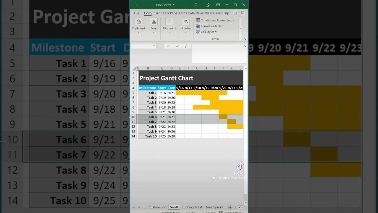 Create a Dynamic Gantt Chart in Excel Easily 📊