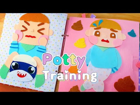 Potty Training Felt Book for Kids 🚽