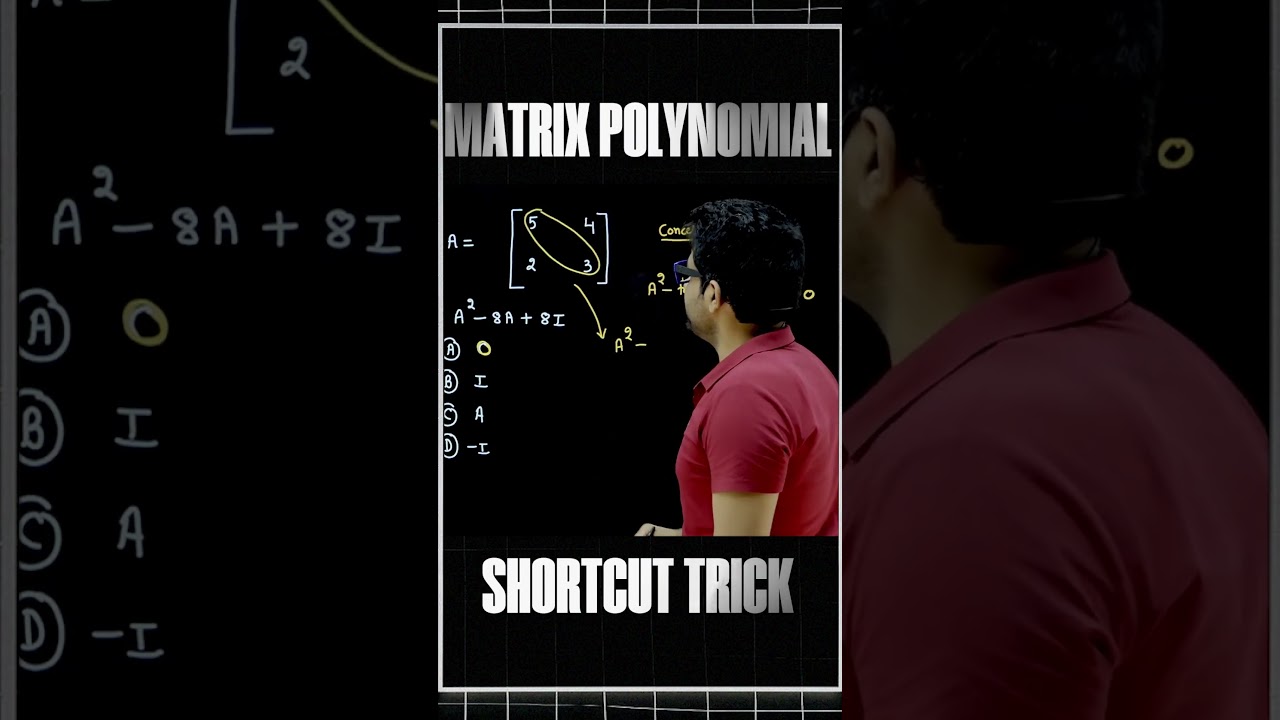 Quick Shortcut for Matrix Polynomials 📊