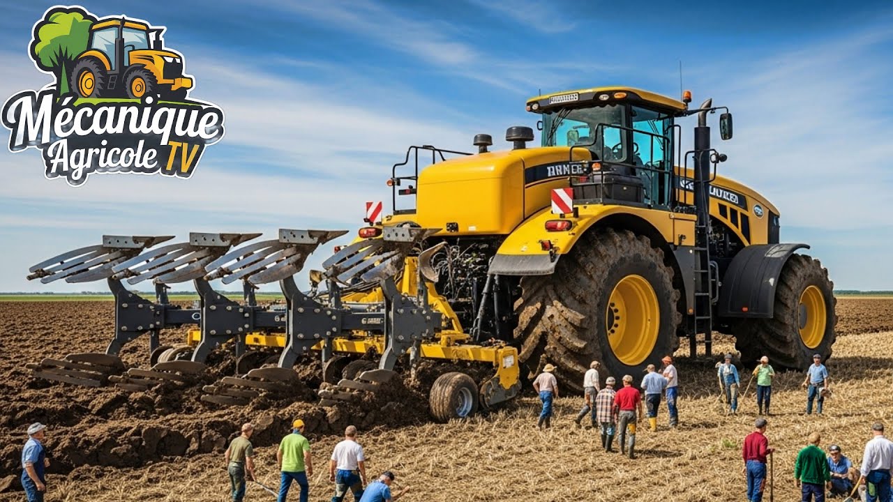 Labourage de 120 ha en 1 jour : Technologie Agricole 🚜
