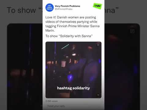 Sanna Marin partying video: Who is Sanna Marin? #shorts