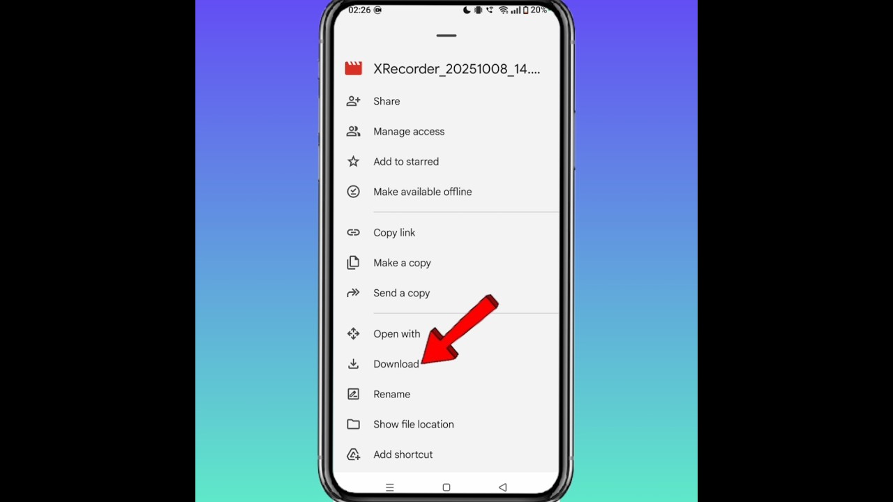 Download Google Drive Videos to Phone 📱
