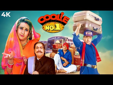 Coolie No. 1 (1995) Full Hindi Movie (4K) Govinda & Karishma Kapoor | Kader Khan | Bollywood Movie