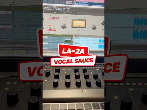 🎚️ Level Up Your Vocals with the LA-2A 🎤✨ #mixingtips #la2a #mixingengineer #mymixengineer
