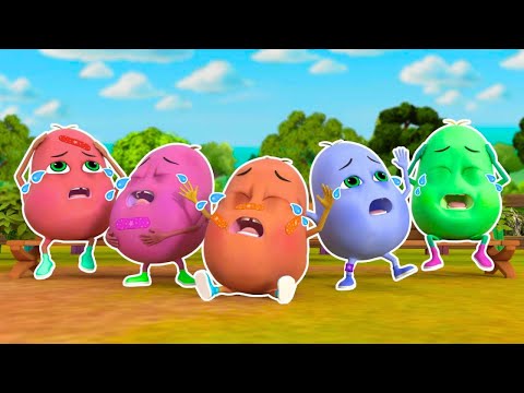 Paanch Mote Aloo | पाँच मोटे आलू | Hindi Nursery Rhymes - Zappy Zoo