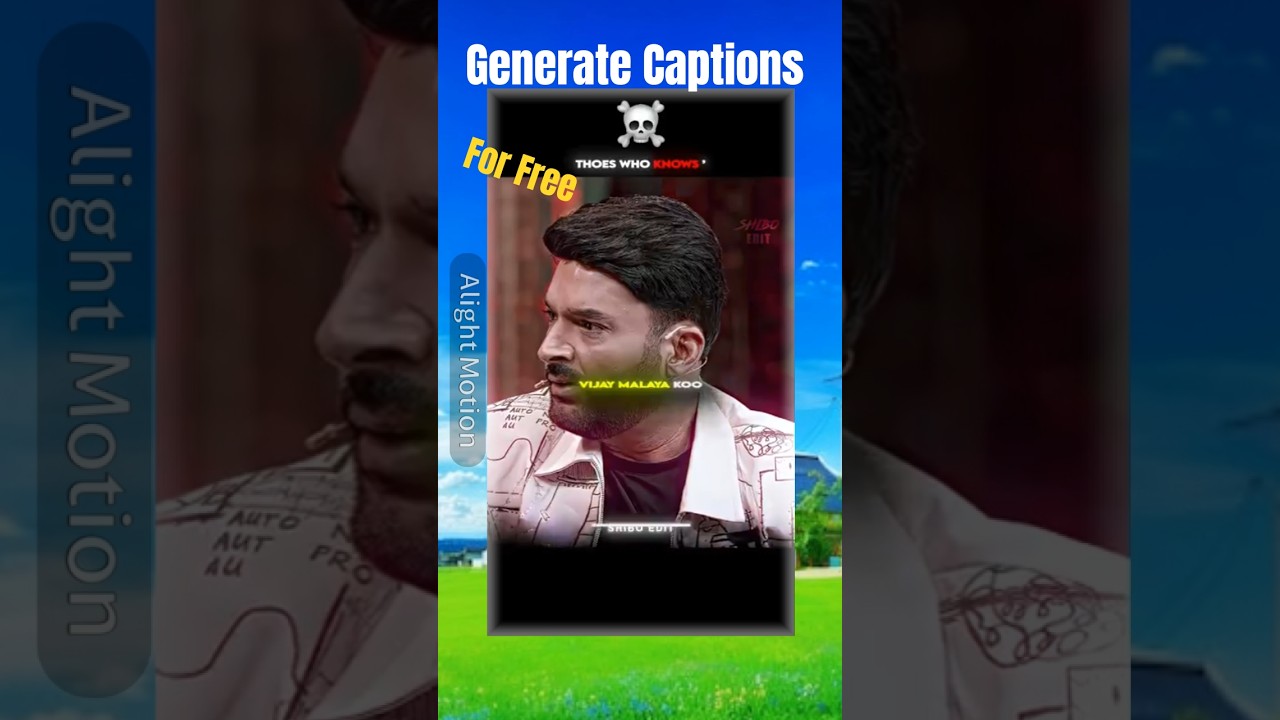 1-Click Subtitle Generator ๐ | Top Auto Caption App