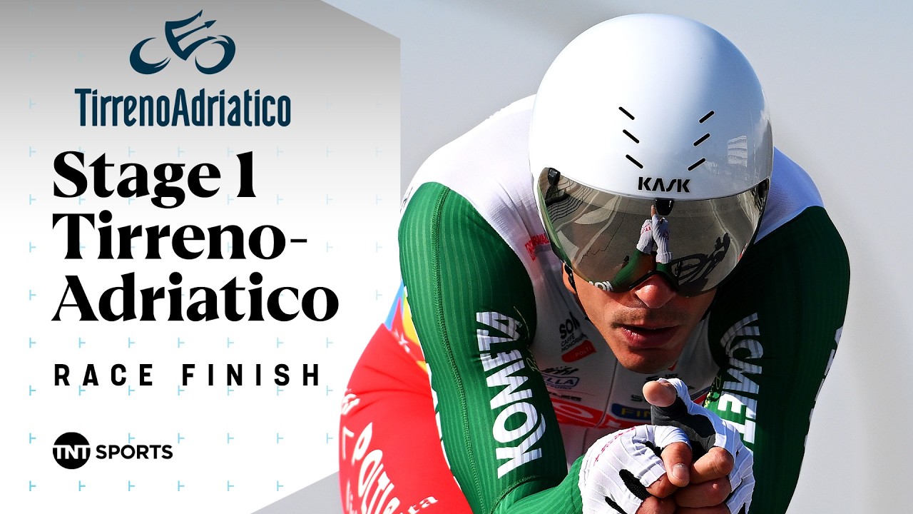 DELIVERING AGAIN! ⌚ | Men's Elite Stage 1 Tirreno-Adriatico 2026 Final KM's | TNT Sports Cycling