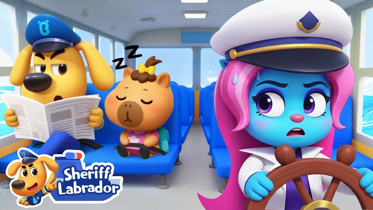 WaterCity Mystery: School Boat Adventure with Sheriff Labrador 🚤