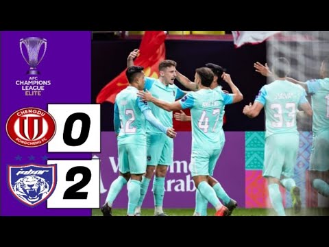 JDT vs Chengdu Rongcheng | AFC Champions Highlights ⚽