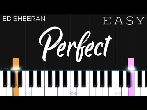 Perfect - Ed Sheeran | Easy Piano Tutorial