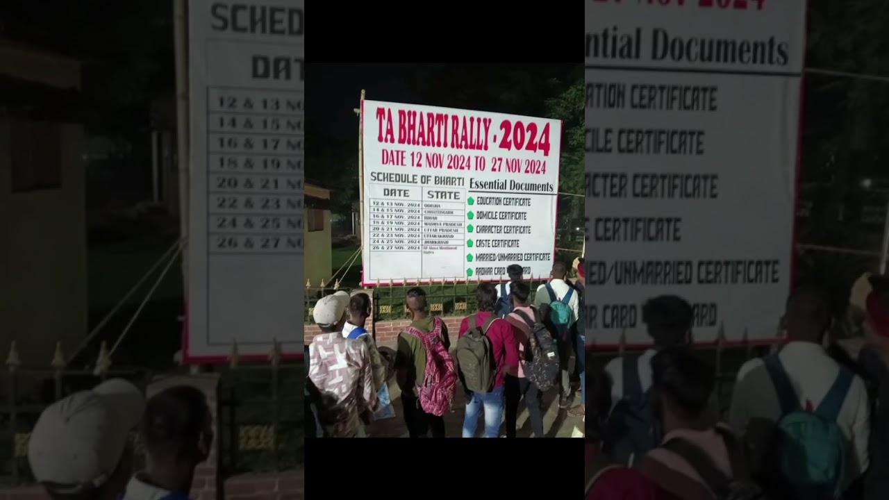 TA army bharti 2024 Document list TA army konse Document chahiye 2024  TA army rally 2024 Document