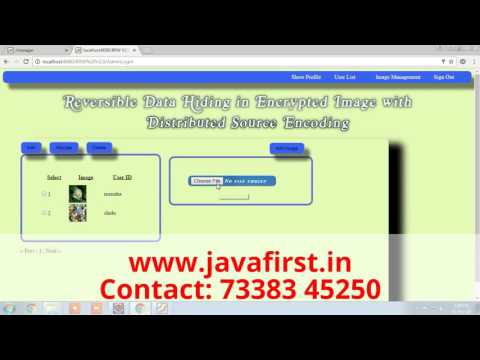 IEEE 2016: Reversible Data Hiding in Encrypted Image with Distributed Source Encoding