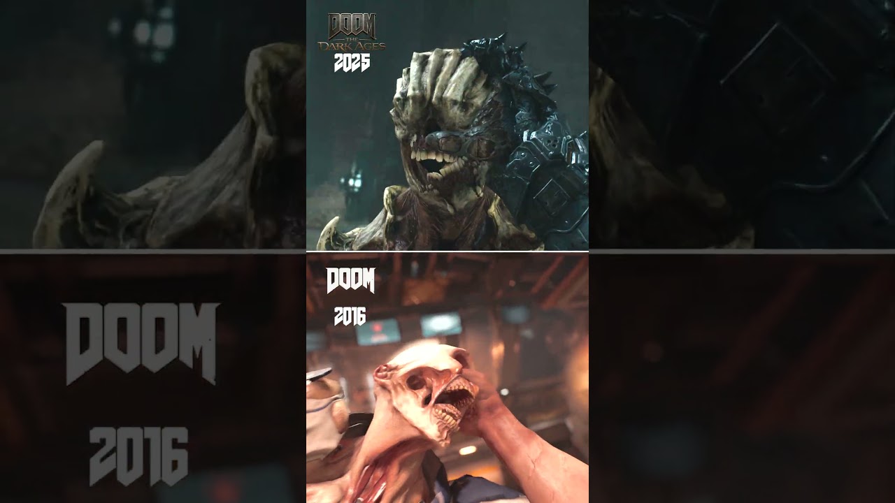 Doom: The Dark Ages vs. Doom 2016 Animation Clash