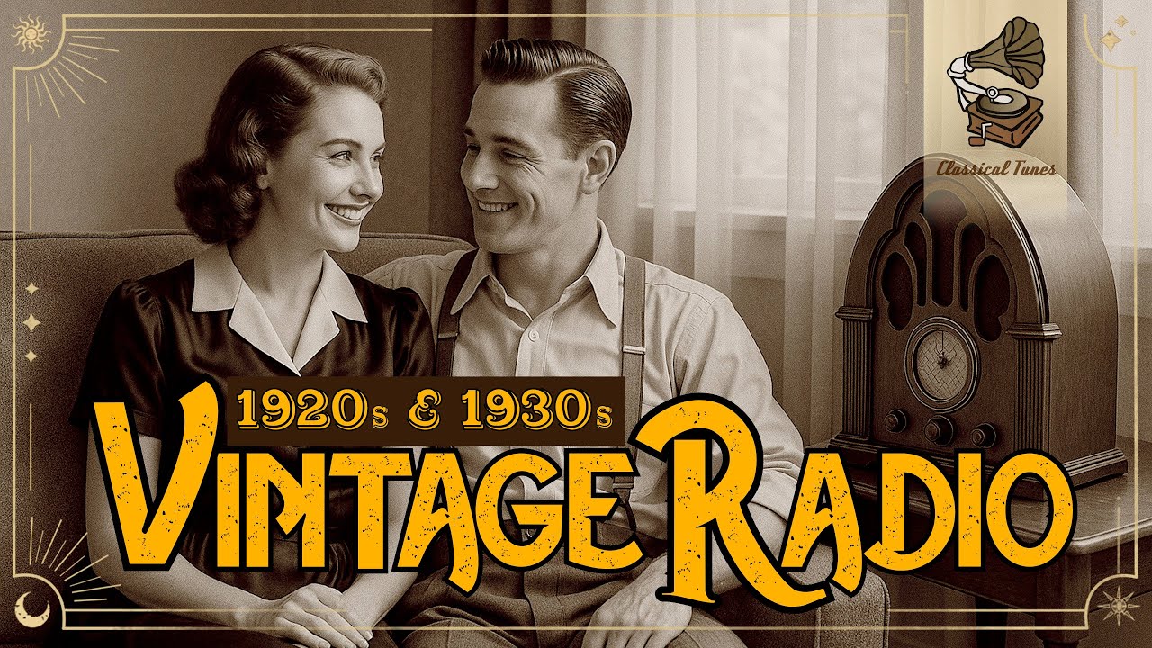 Step Back in Time: Authentic 1920s & 1930s Vintage Radio Classics 🎙️
