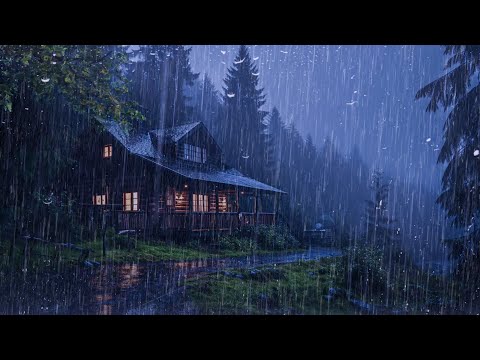 Sounds Of Rain And Thunder For Sleep - Rain Sounds For Sleeping - Stop Insomnia FAST and Sleep Deep