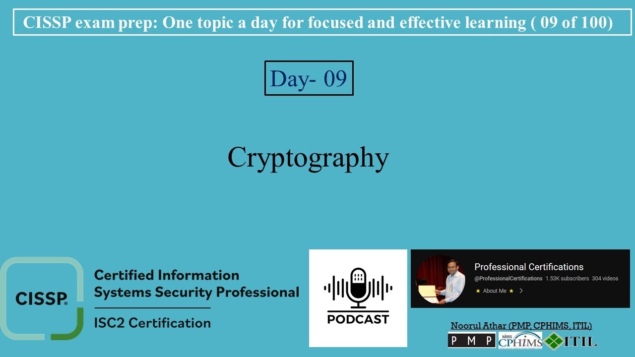 CISSP Exam Prep: Master Cryptography 🔐 – Key Concepts & Definitions